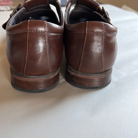 La Milano Patina Collection Men’s Casual Caged Brown Leather Sandals. Size 9. main image 10